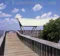 Long boardwalks extend everywhere