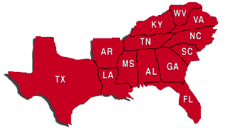 Trailmonkey's Southern U.S. Hiking Trails & Maps, Press to Enter this state!