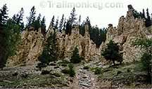 Yoho N.P., Hoodoos trail