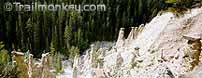 Hoodoo trail, from top