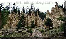 Hoodoos in Yoho are incredible!